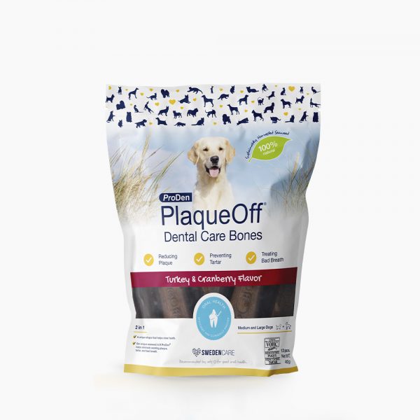 ProDen PlaqueOff® Dental Bones (Turkey & Cranberry)